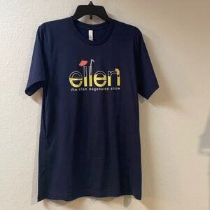 Ellen Show navy t-shirt 100% cotton